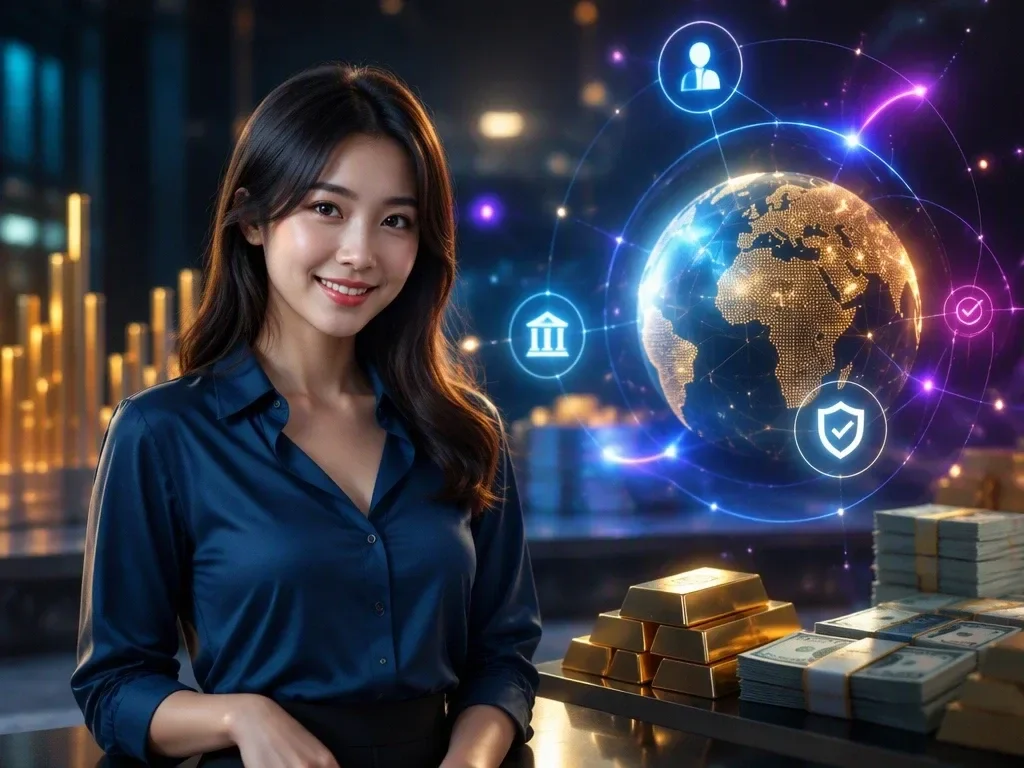Minh họa hệ sinh thái nền tảng trực tuyến với điện thoại, máy tính bảng và laptop