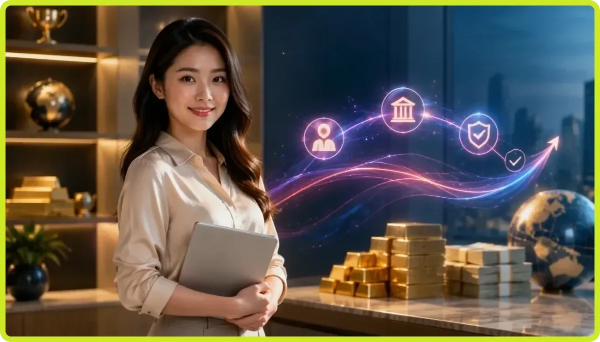 Minh họa bối cảnh người dùng tìm hiểu Mayclub trên nền tảng trực tuyến