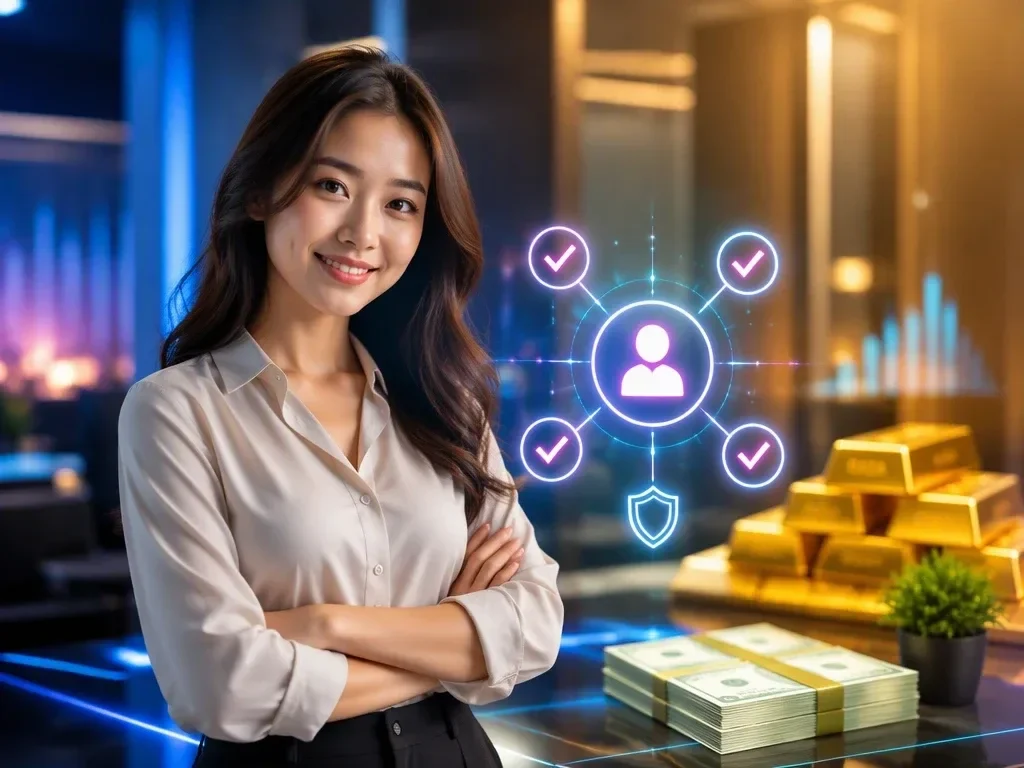 Minh họa ba bước chuẩn bị thiết bị, tài khoản và ngân sách trước khi tham gia